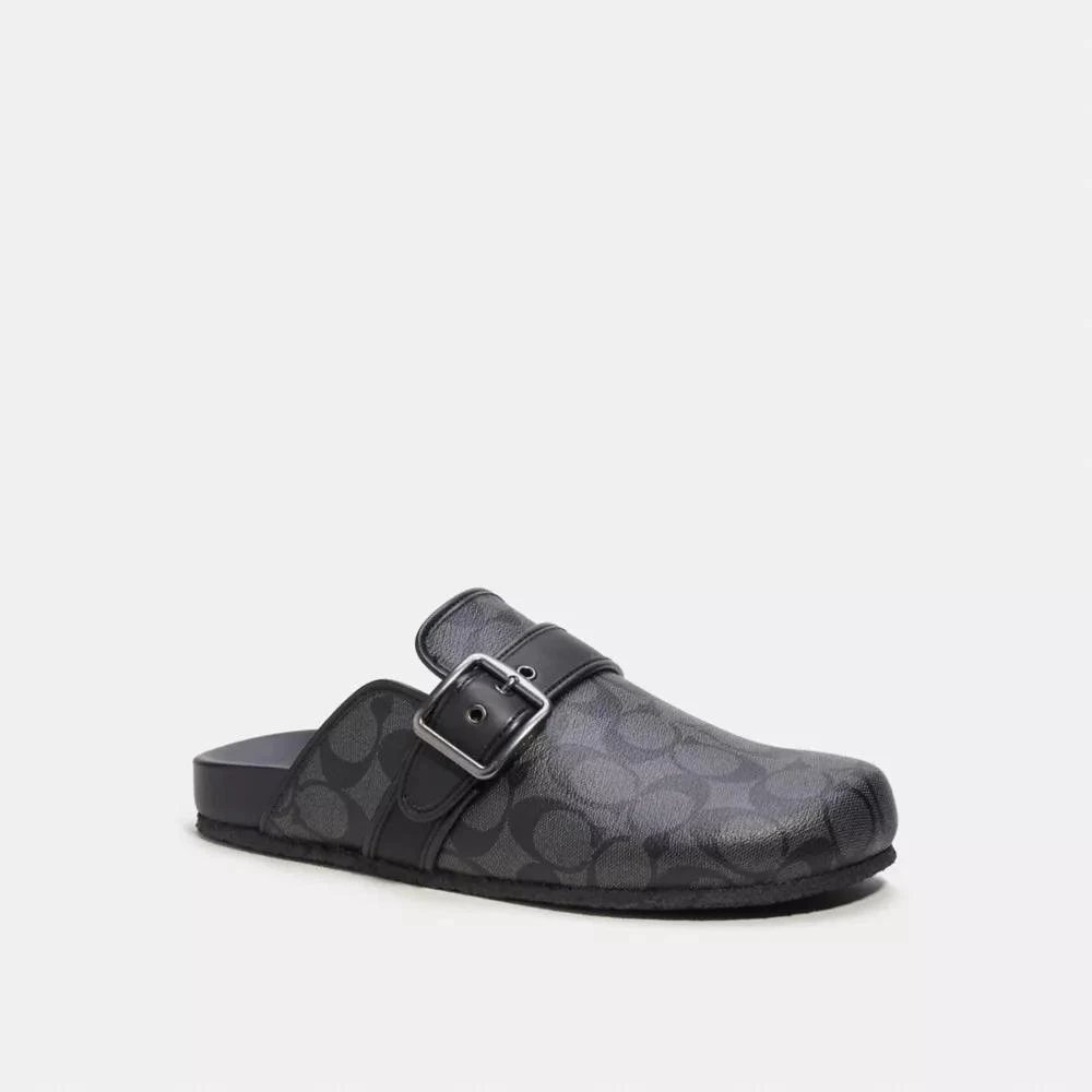 Coach Benjamin Clog In Signature Canvas 2