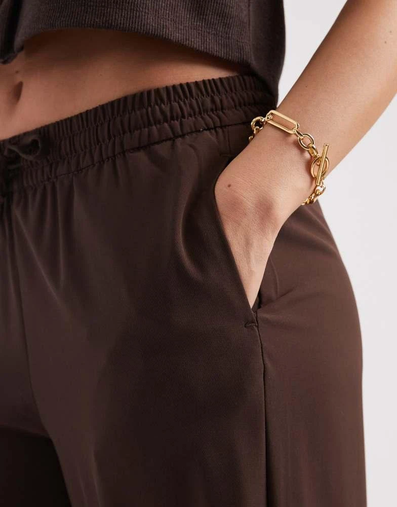 JJXX JJXX drawstring trousers in brown 3