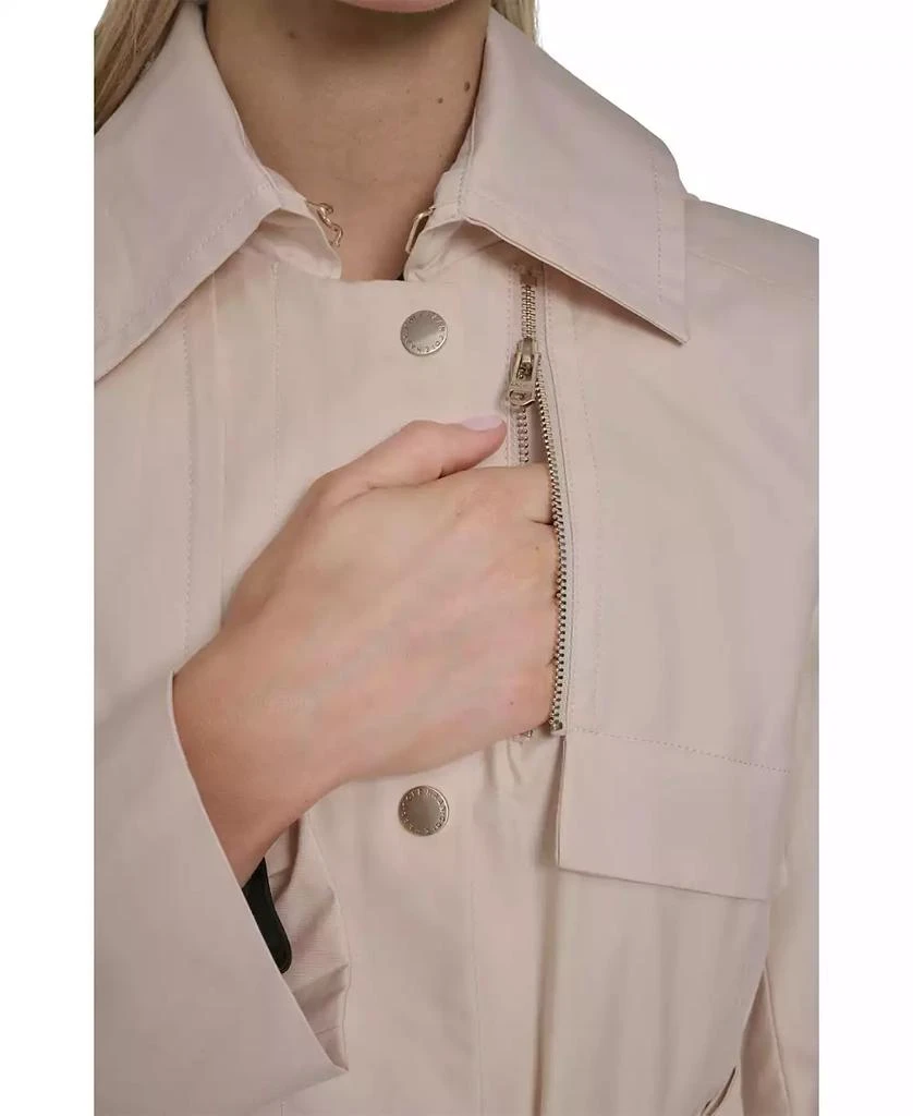 Cole Haan Signature Women
s Cotton Rain Trench Coat 6