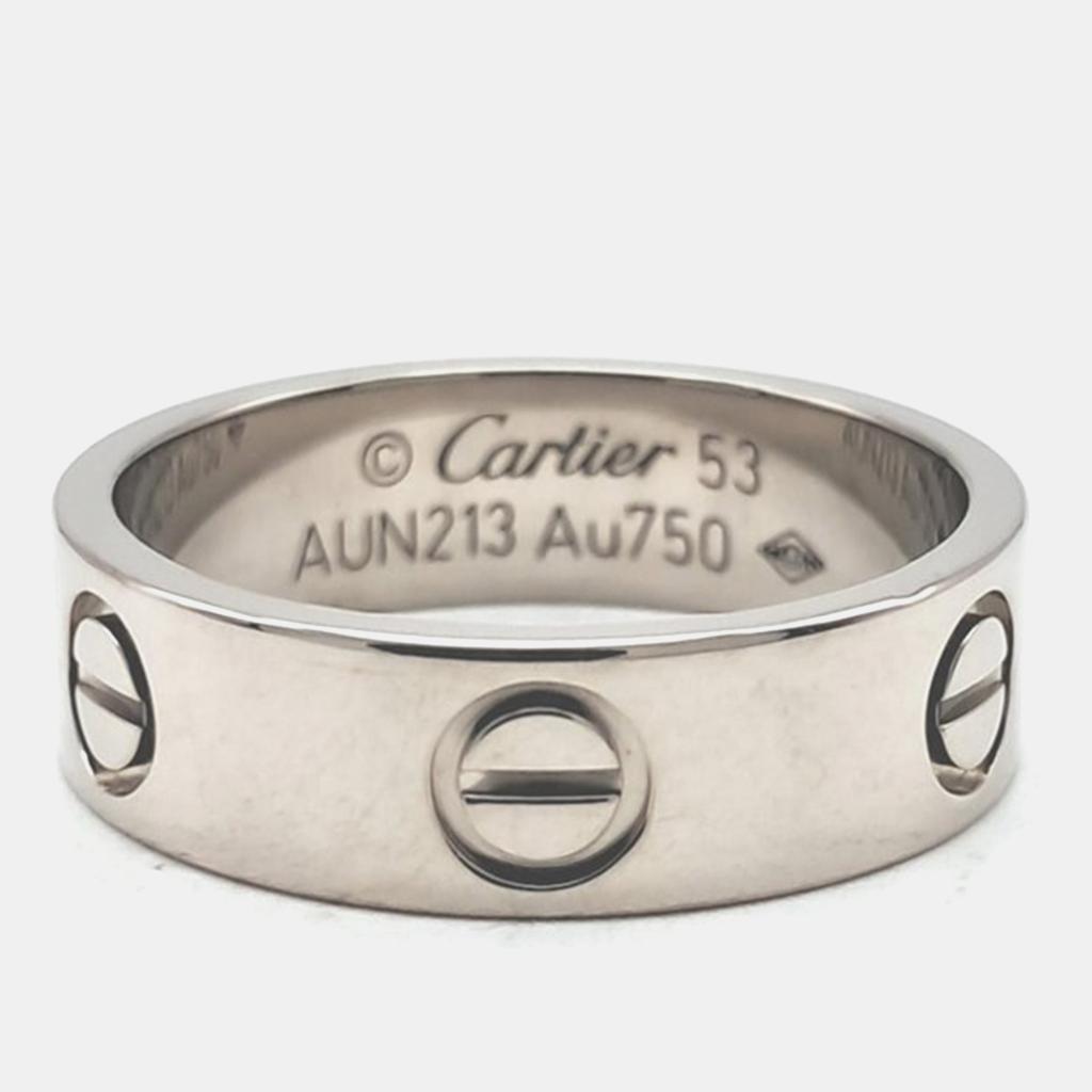 Cartier Cartier White Gold Love Ring Size 53