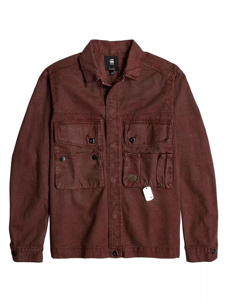 G-Star Cotton Button-Front Overshirt 1