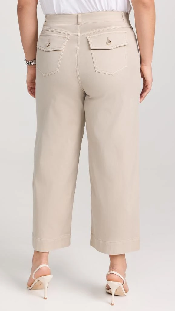 SPANX Stretch Twill Wide Leg Pants 8