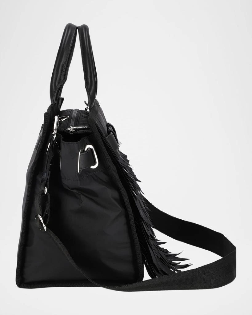 Libertine x LeSportSac Johnny Go Lightly Logo Fringe Top-Handle Bag 5