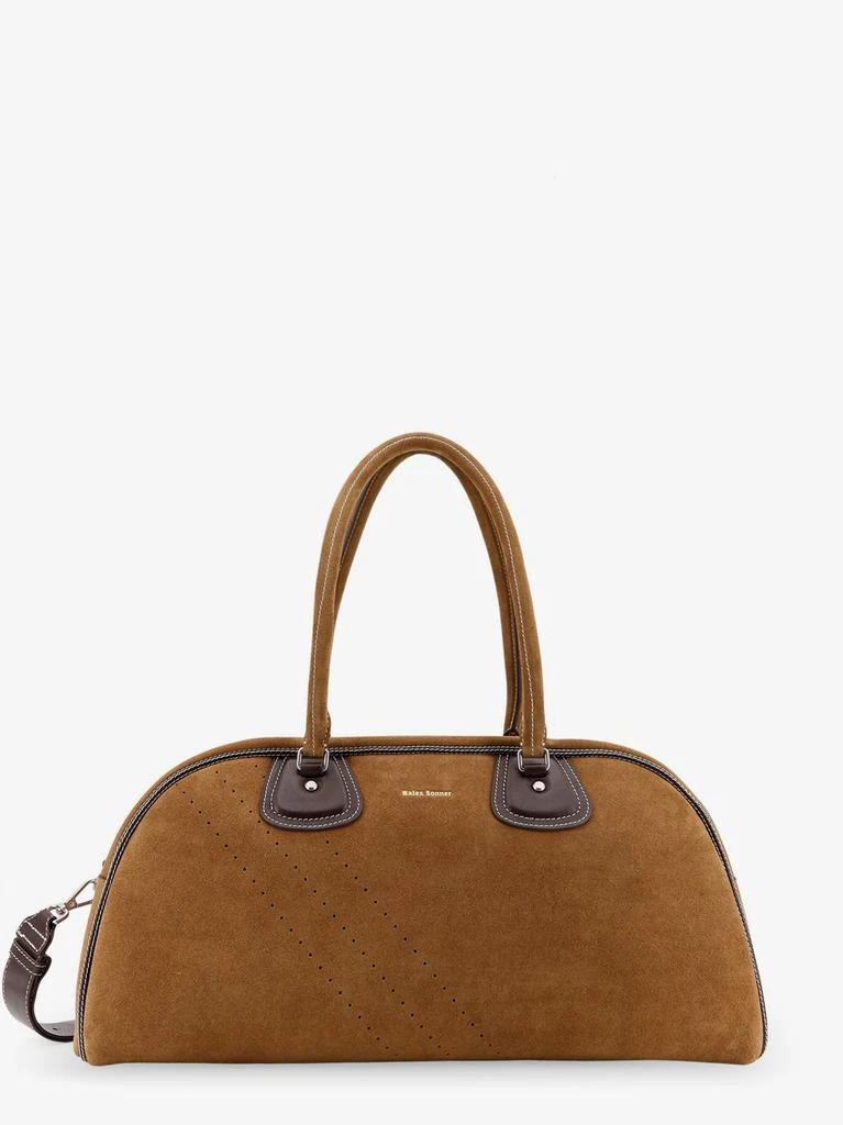 Adidas Suede travel bag with leather details 1