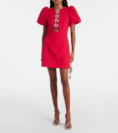 REBECCA VALLANCE Akari puff-sleeve minidress 2