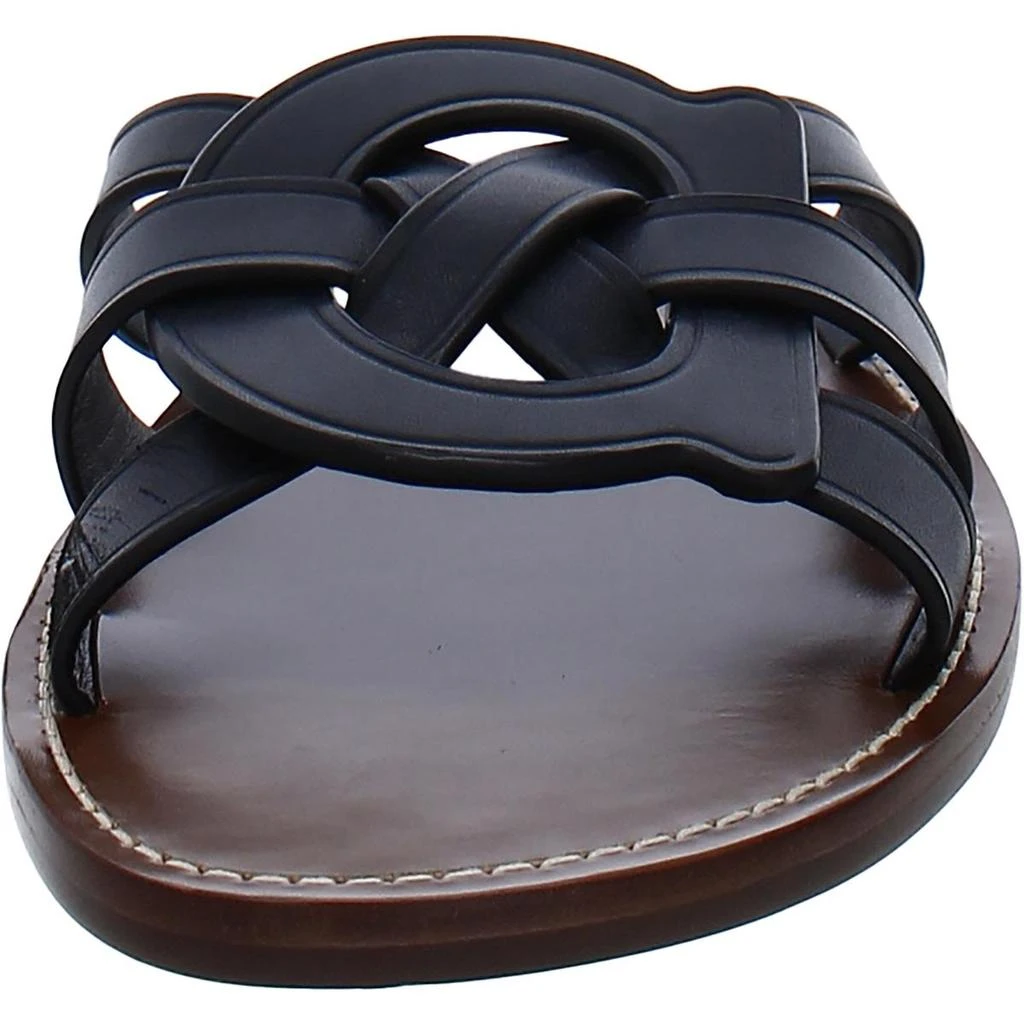 Coach Issa Womens Leather Slip On Flip-Flops 3