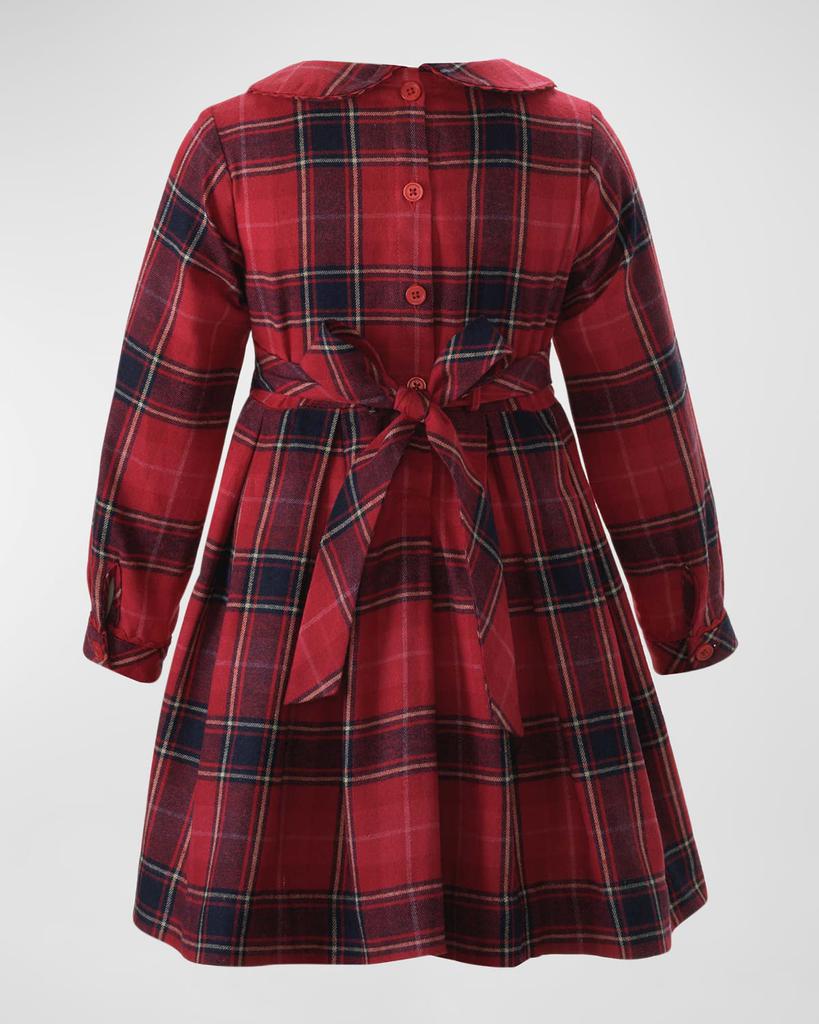 Rachel Riley Girl's Tartan-Print Pleated Dress, Size 2-10