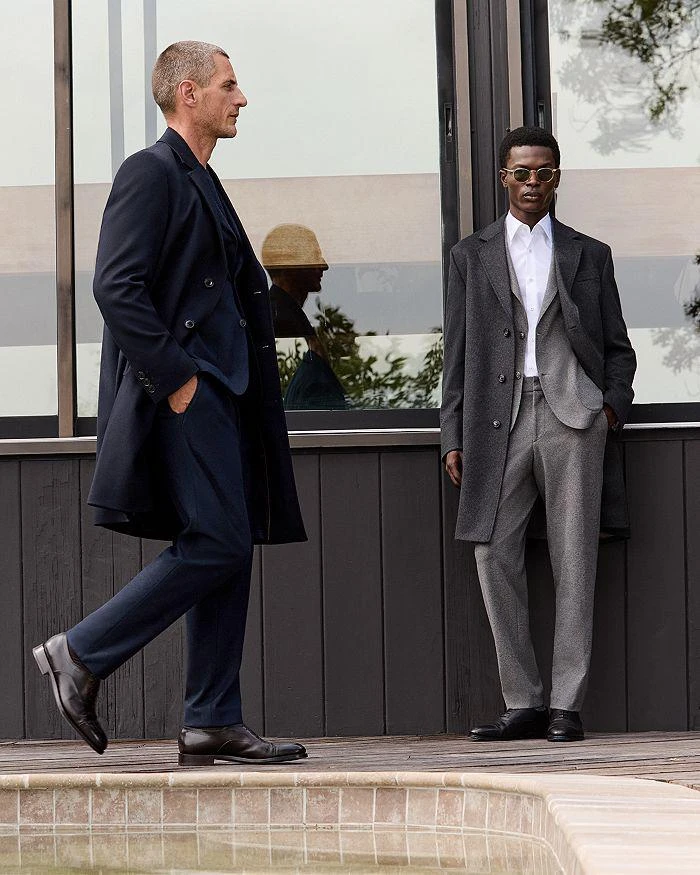 Hugo Boss Jared Wool 
Cashmere Regular Fit Topcoat 8