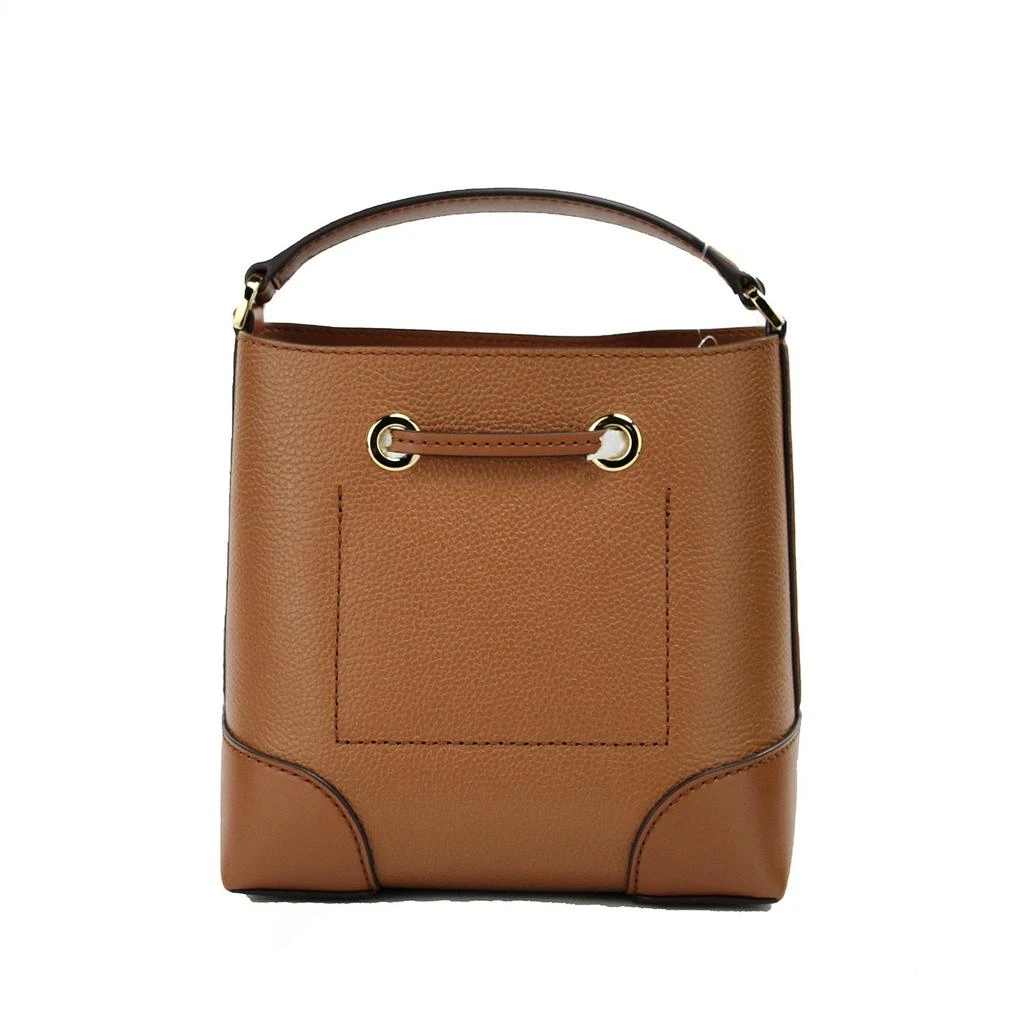 Michael Kors Mercer Small Luggage Pebbled Leather Bucket Crossbody Bag Women's Purse 3