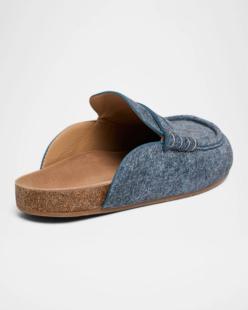 JW Anderson Suede Stitch Loafer Mules 3