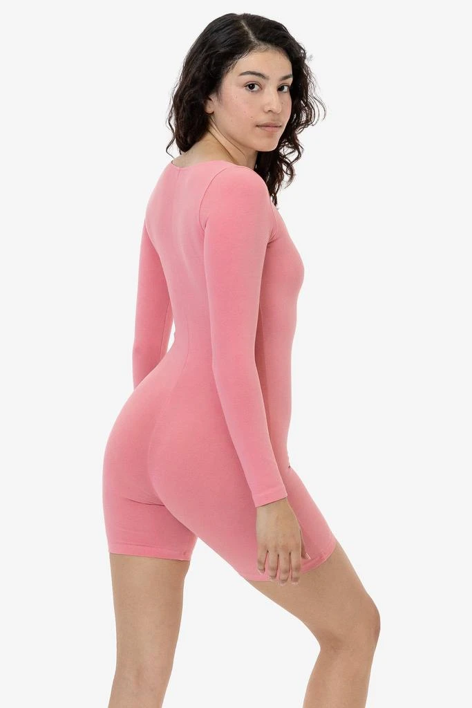 Los Angeles Apparel 83058GD - Garment Dye Sweetheart Pinch Front Long Sleeve Biketard 9
