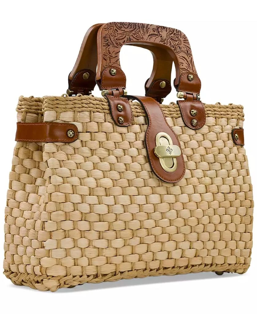 Patricia Nash Sancia Medium Straw Satchel 6