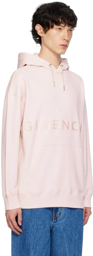 Givenchy Pink Embroidered Hoodie 2