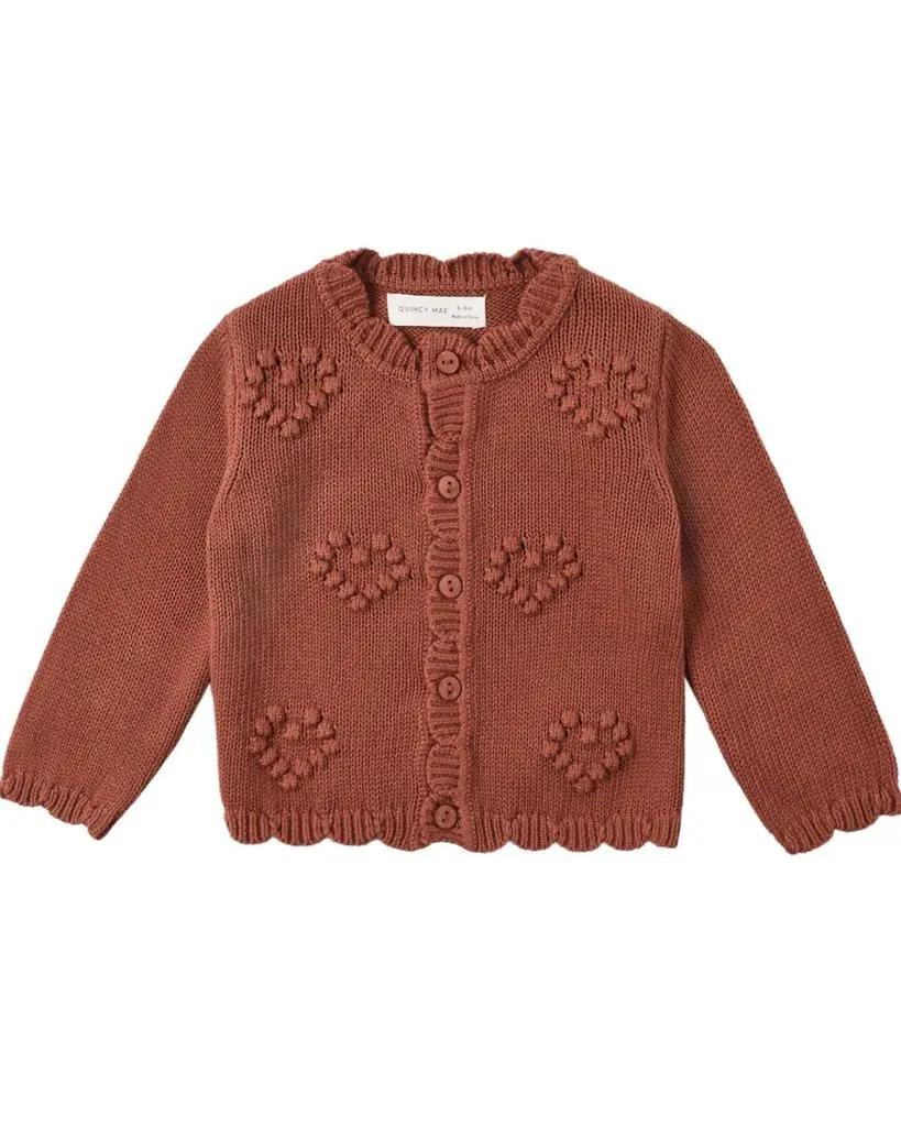 Quincy Mae Quincy Mae - Kid's Knit Cardigan