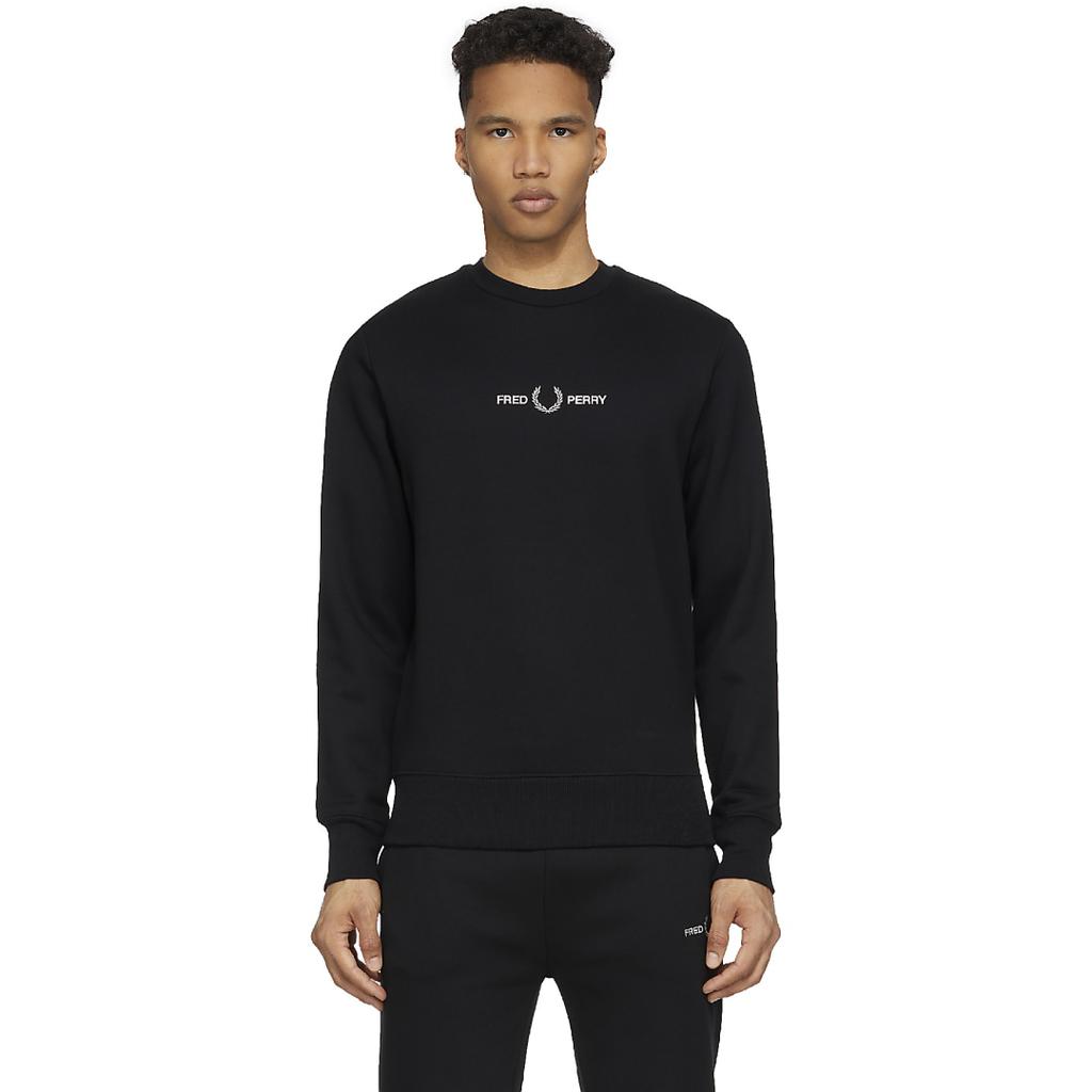 Fred Perry Embroidered Crewneck Sweater