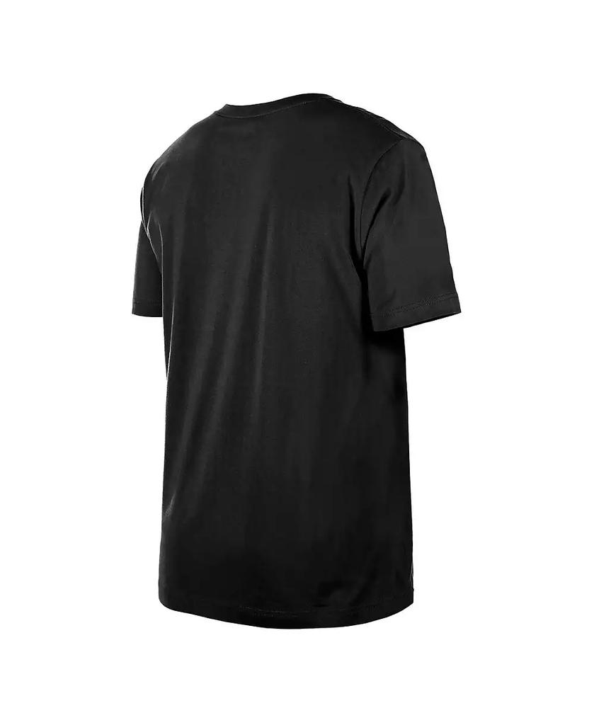 New Era Men's Black Portland Trail Blazers Distressed Throwback Vintage Color Pack T-Shirt