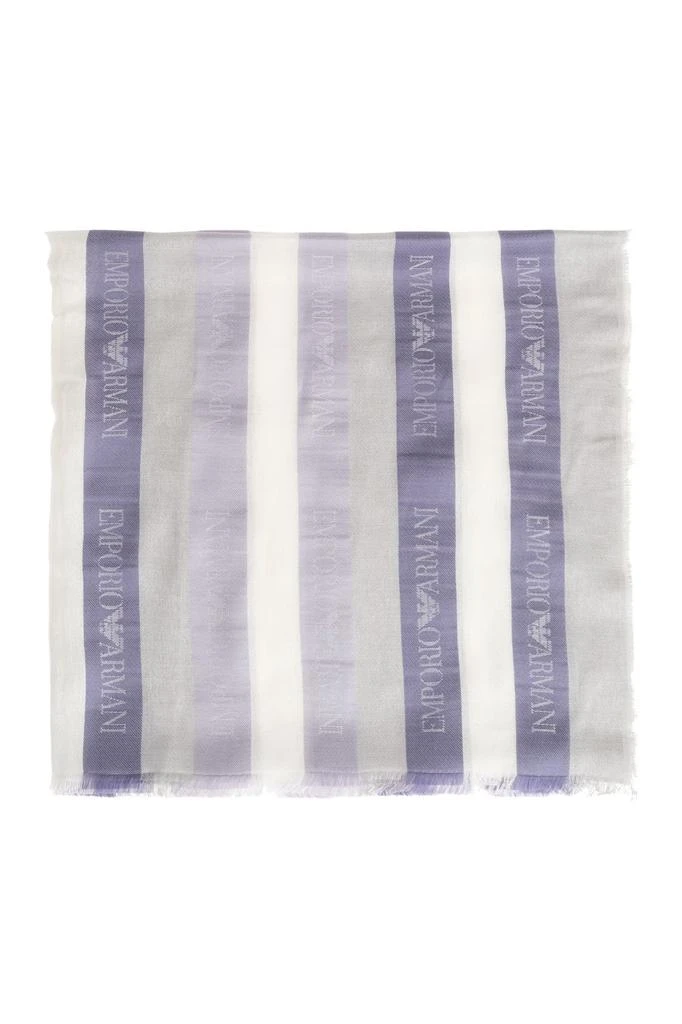 Emporio Armani Emporio Armani Striped Square Scarf