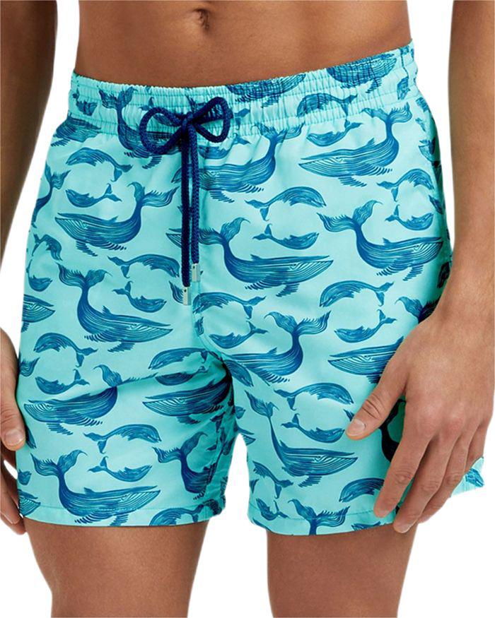Vilebrequin Marine Whale Print 5.5" Swim Shorts