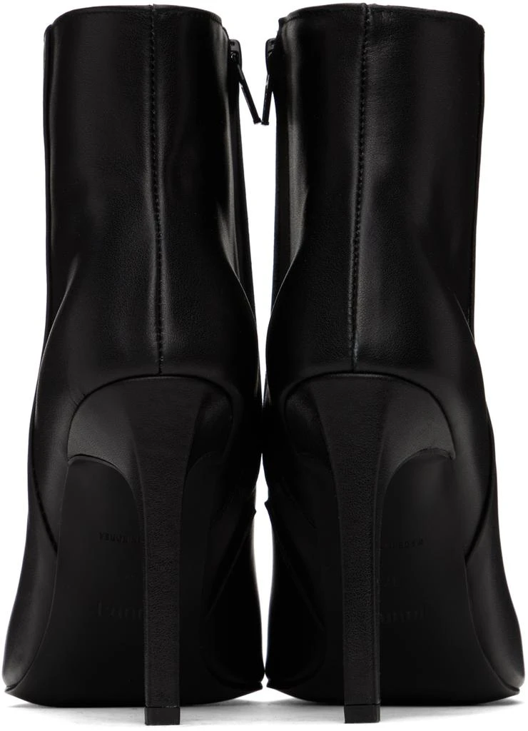 Juun.J Black Leather Stiletto Boots 2