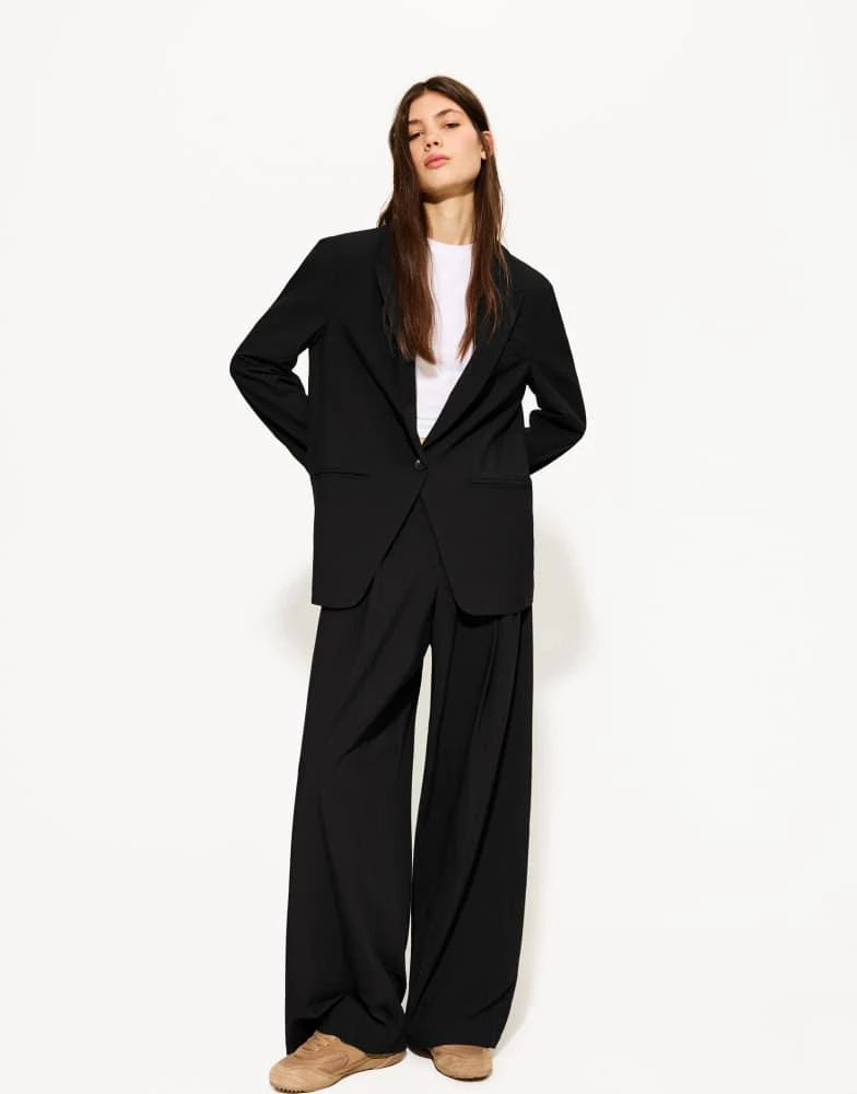 Bershka Bershka blazer in black 4