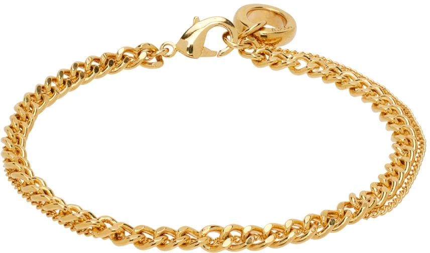A.P.C. Gold Minimalist Bracelet 1