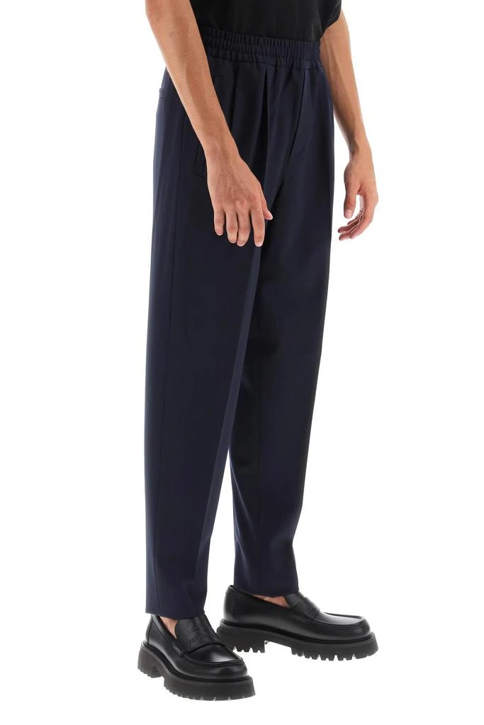 ZEGNA jogger fit wool blend trousers 2