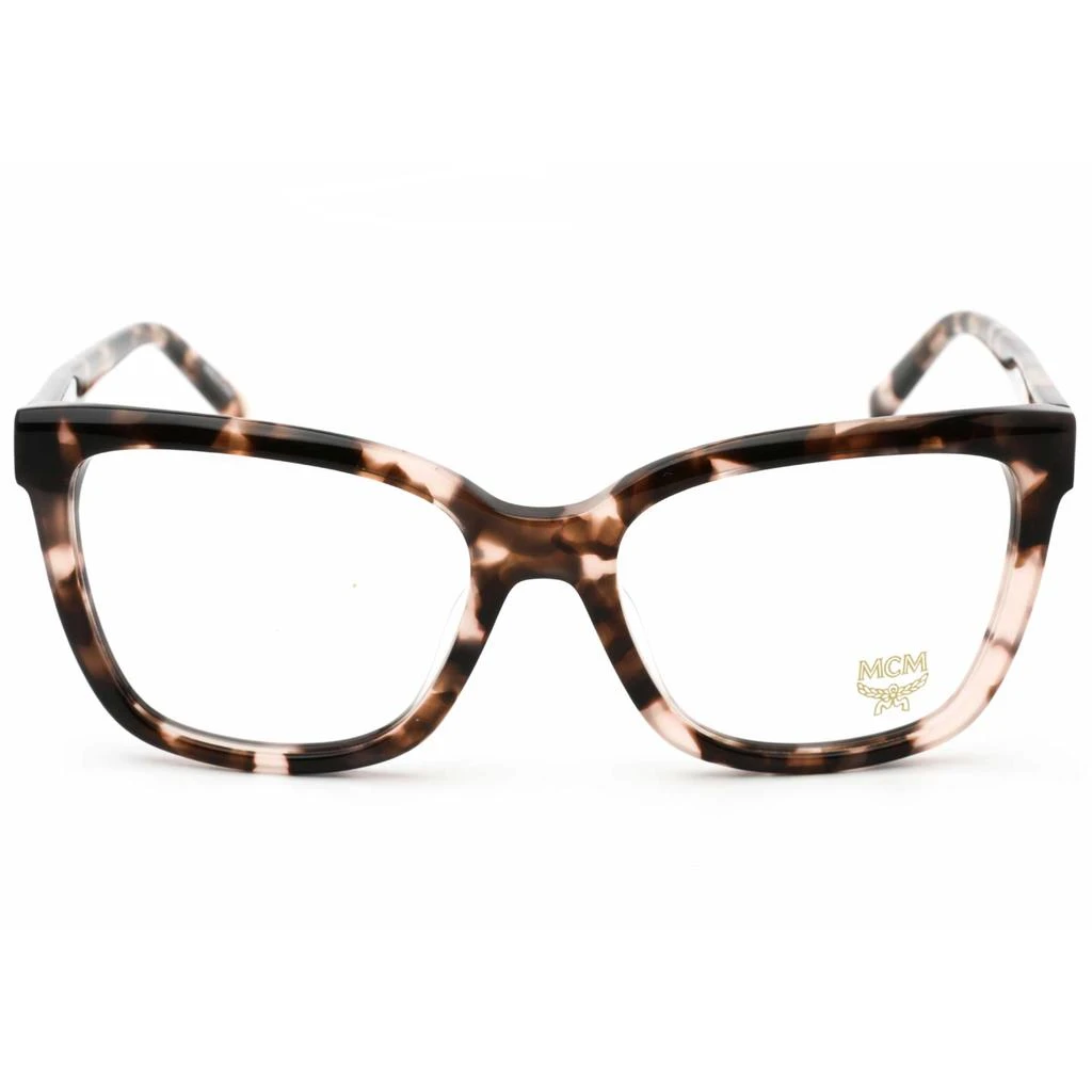 MCM MCM Women's Eyeglasses - Rose Tortoise Square Plastic Full-Rim Frame | MCM2724 615 2