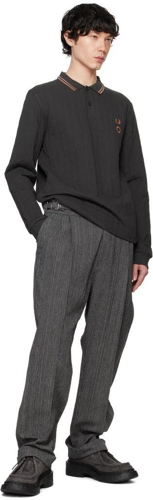 Craig Green Gray Double Pleat Trousers 4