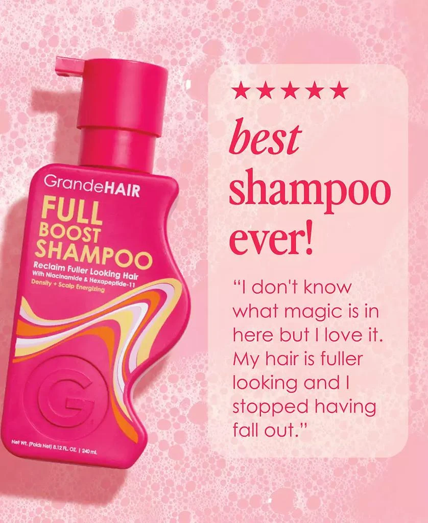 Grande Cosmetics GrandeHAIR Full Boost Shampoo, 8.12 oz. 12