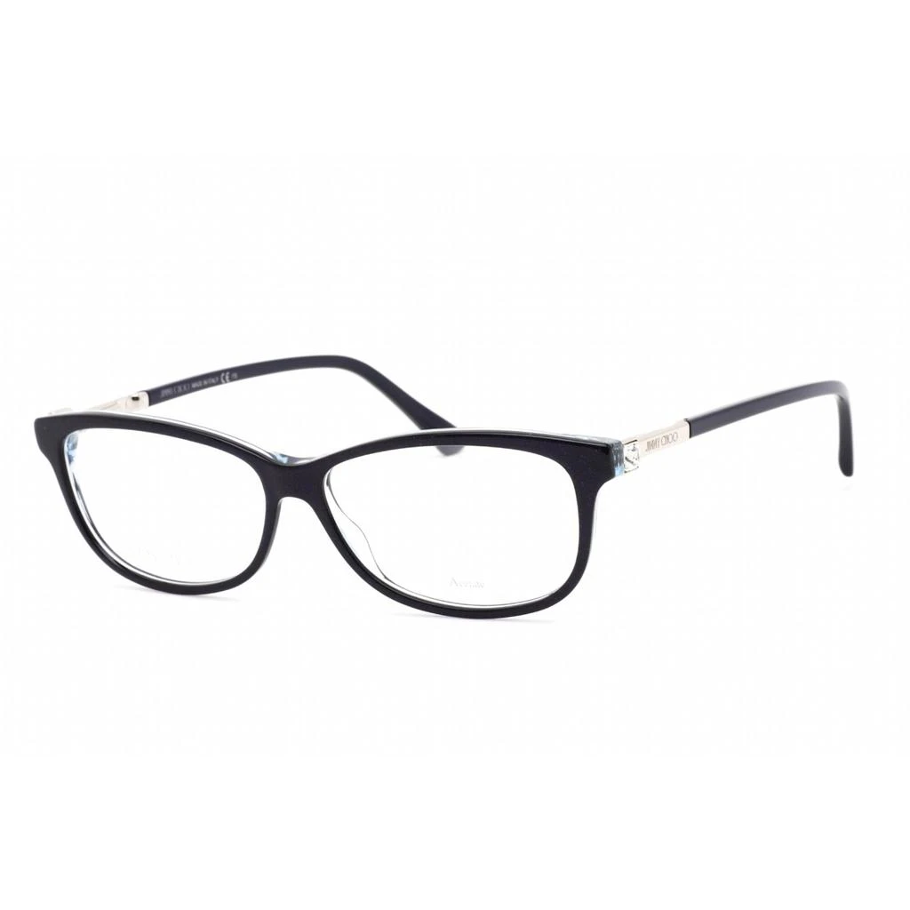 Jimmy Choo Jimmy Choo Women's Eyeglasses - Blue Glitter Plastic Cat Eye Frame | JC 273 0JOO 00 1