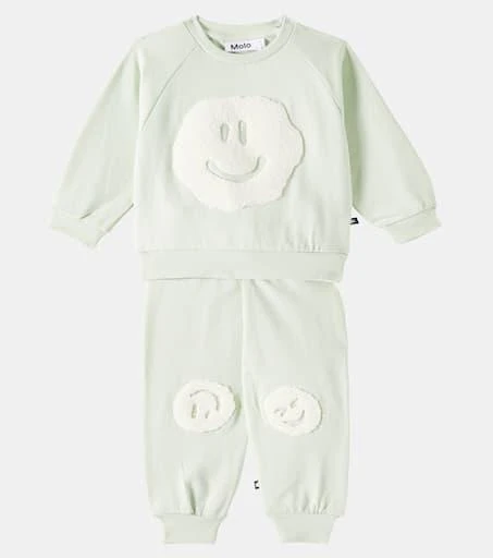 Molo Baby cotton sweatshirt and sweatpants set 2