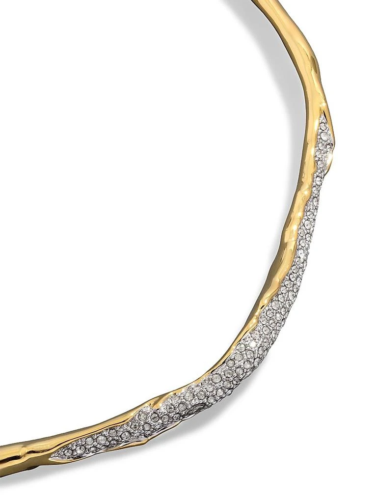 Alexis Bittar Solanales Skinny Collar 14K-Gold-Plated 
Crystal Necklace 3