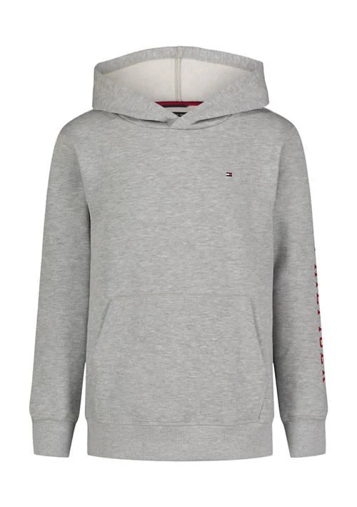 Tommy Hilfiger Hilfiger Boys 8 20 Solid Hoodie With Printed Sleeve 1