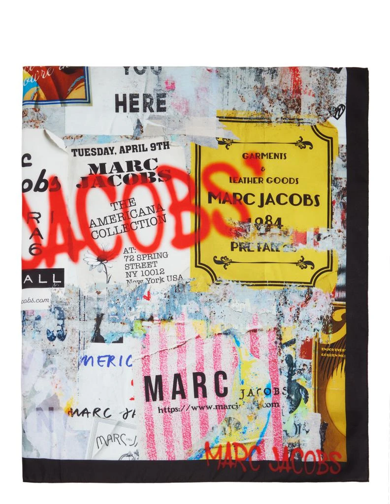 Marc Jacobs Multicolor Americana Silk Scarf