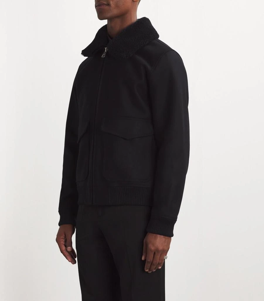 Sandro Paris Wool-Blend Aviator Jacket 3