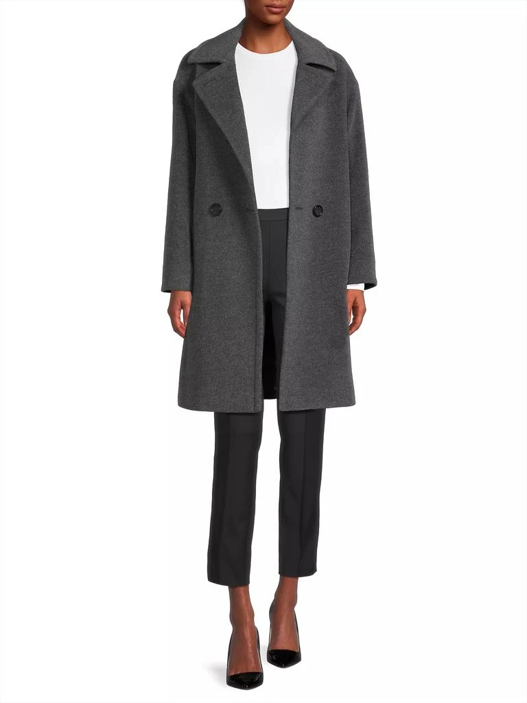 Cinzia Rocca Wool-Cashmere Double-Breasted Coat 2