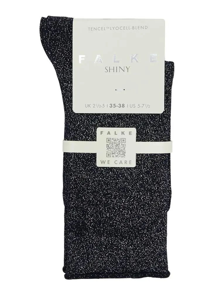 FALKE Shiny metallic-weave socks 2