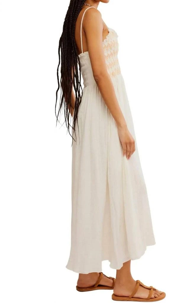 Free People Sweet Nothings Midi Dress In Marshmellow 2