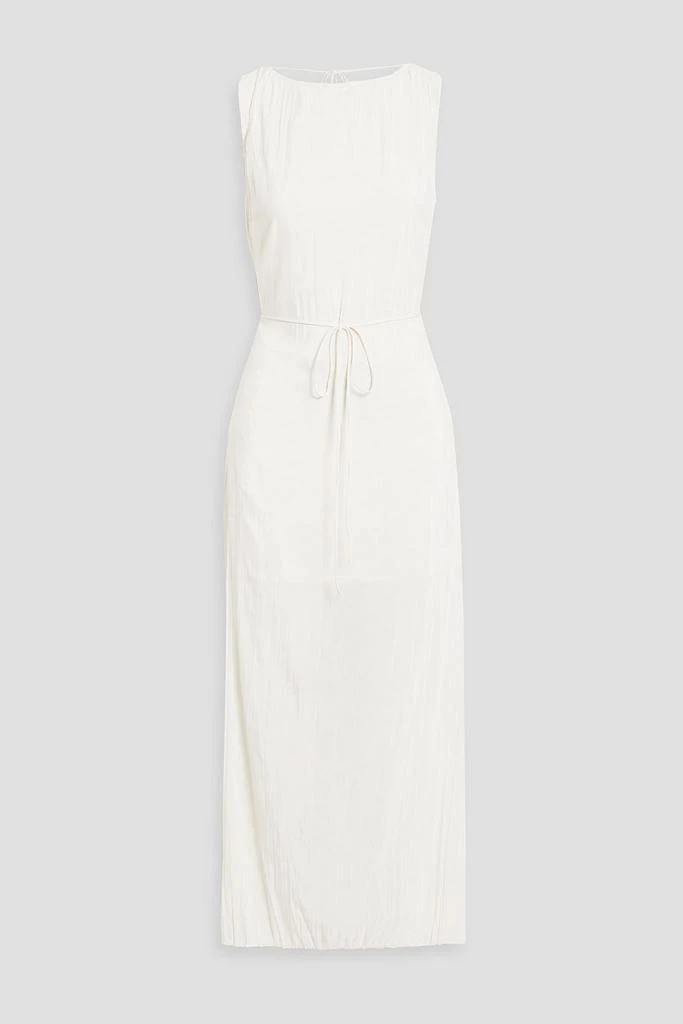 Solid & Striped The Lou crinkled crepe de chine midi dress 1