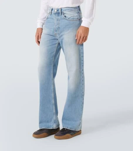 Acne Studios 2021M mid-rise wide-leg jeans 3