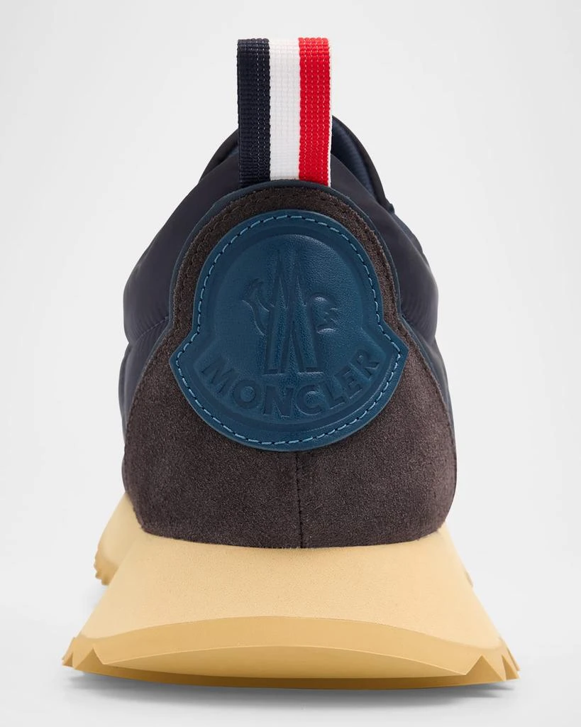 Moncler Men
s Pacey Nylon and Suede Runner Sneakers 5