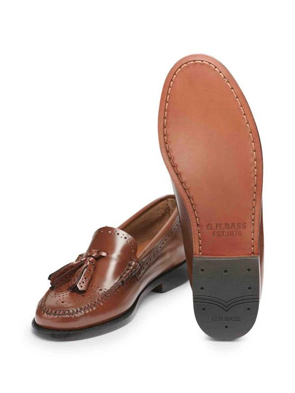 G.H. Bass Estelle Leather Tassle Weejun Loafer 5