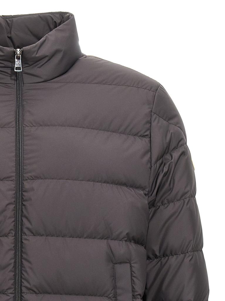 Moncler Moncler Logo Patch Mock Neck Padded Jacket - Coats