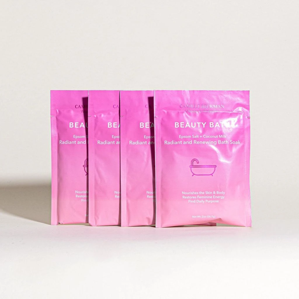 Camille Beckman Value Bundle - Beauty Bath - Radiant and Renewing Bath Soak (4 Pack) 1