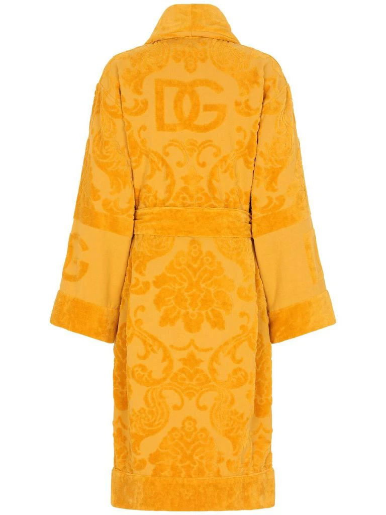 Dolce & Gabbana Cotton Jacquard Bathrobe 1