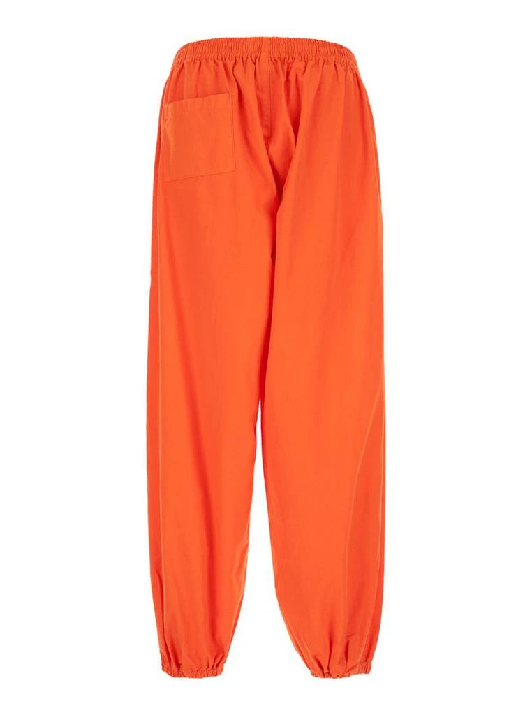 Cultura Orange Jogger Pants With Logo Detail In Jersey Man 2
