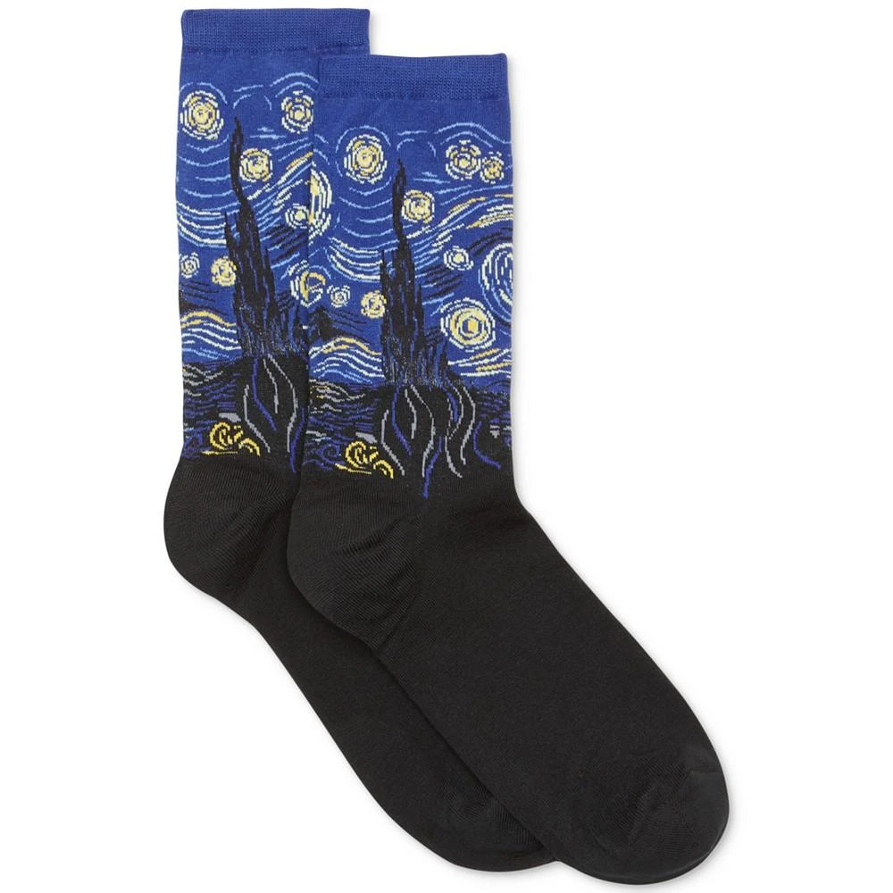 Hot Sox Women's Starry Night Fashion Crew Socks