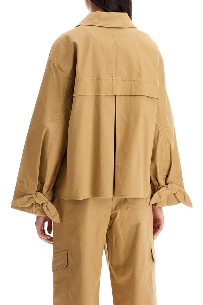 Ganni Ganni Herringbone Knotted Jacket 3