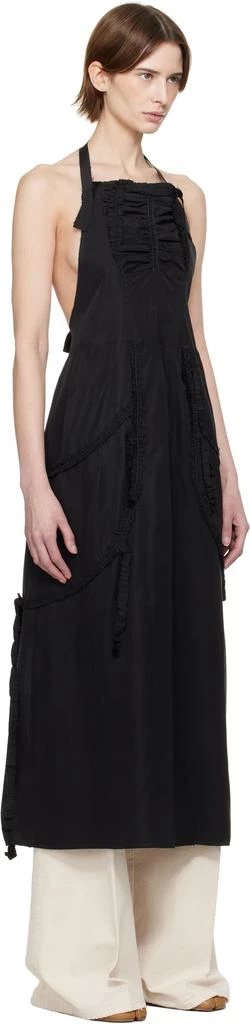 MAISON MARGIELA Black Apron Midi Dress 2