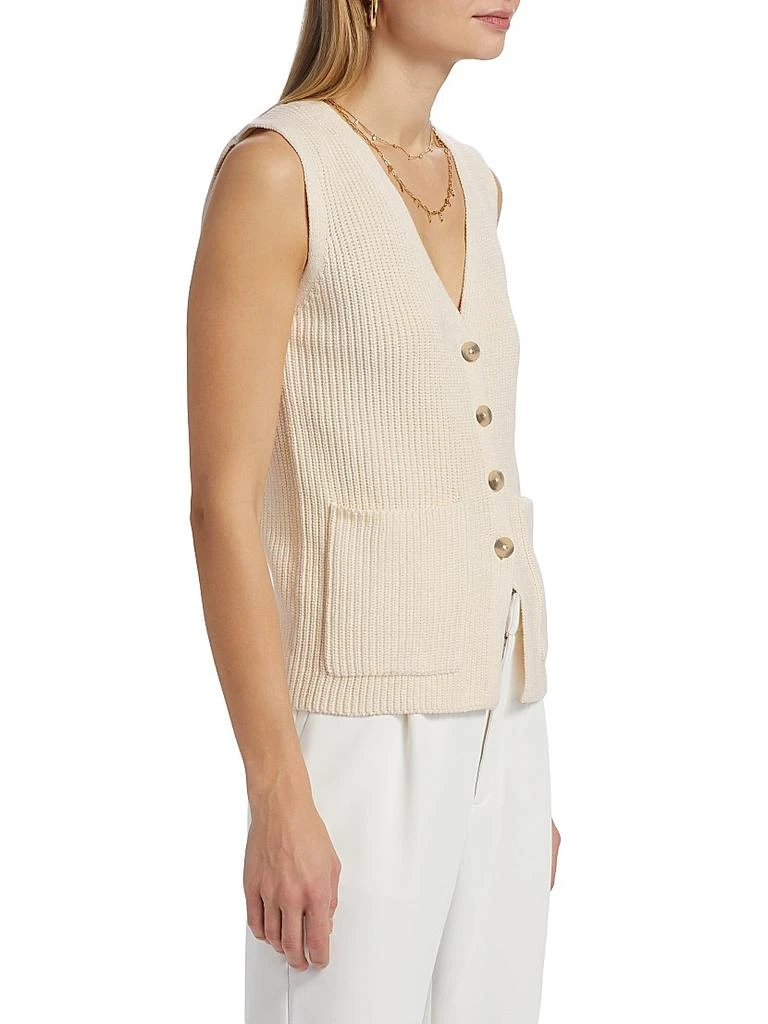 Reformation Faye Cotton Sweater Vest 4